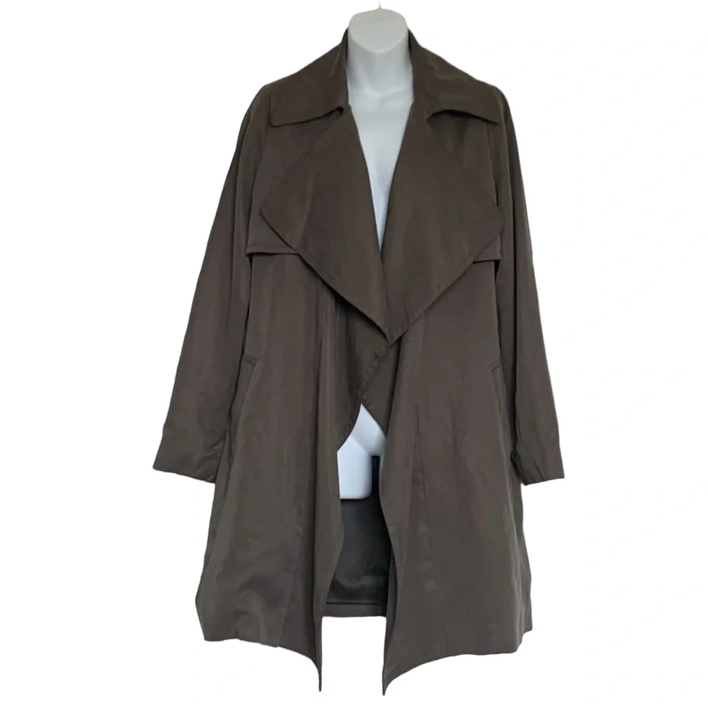 Club Monaco Claudine Trench Coat Size Medium - Picture 4 of 13